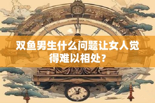 双鱼男王子病怎么治？遇上她就好了