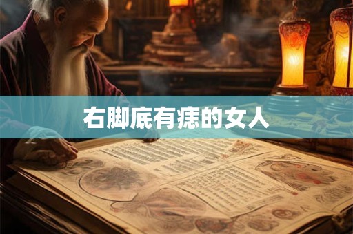 右脚底有痣的女人