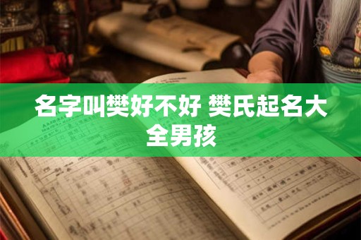 名字叫樊好不好 樊氏起名大全男孩