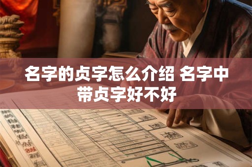 名字的贞字怎么介绍 名字中带贞字好不好