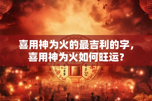 喜用神为火怎么补运？喜用神为火要注意什么？
