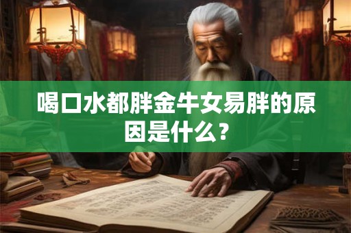喝口水都胖金牛女易胖的原因是什么？