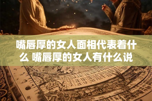 嘴唇厚的女人面相代表着什么 有什么说法