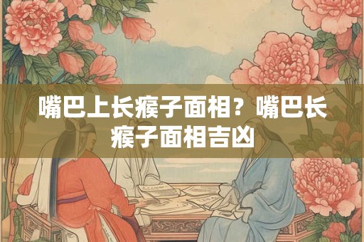 嘴巴上长瘊子面相？嘴巴长瘊子面相吉凶