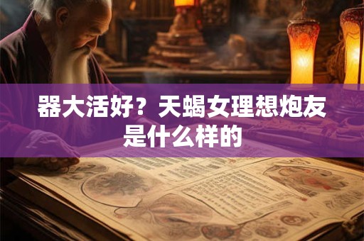 器大活好？射手女理想炮友是什么样的
