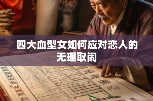 四大血型女如何应对恋人的无理取闹