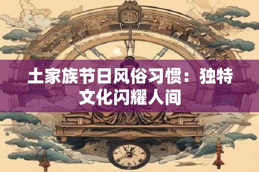 土家族风俗与土家建筑：一座活生生的历史博物馆