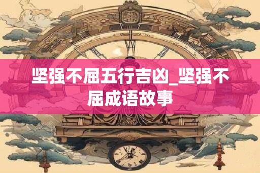 坚强不屈五行吉凶_坚强不屈成语故事