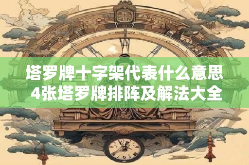详细阅读:塔罗牌十字架代表什么意思 4张塔罗牌排阵及解法大全 塔罗牌十字架代表什么意思 4张塔罗牌排阵及解法大全