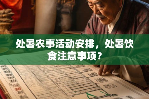 处暑养生那些事，教你如何调整饮食