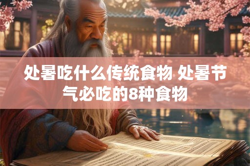 处暑吃什么传统食物 处暑节气必吃的8种食物