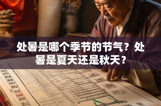 处暑是哪个季节的节气？处暑是夏天还是秋天？
