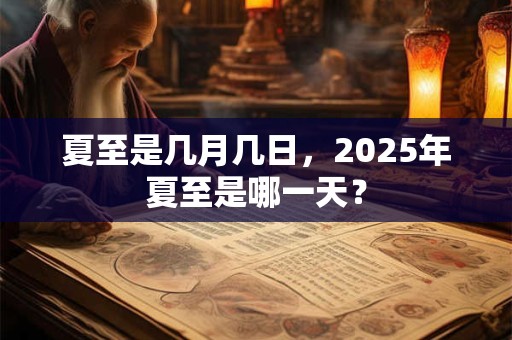 夏至是农历还是公历,夏至的下一个节气是什么？