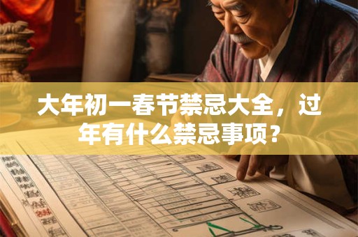 大年初一梦到有人死了  吉凶如何