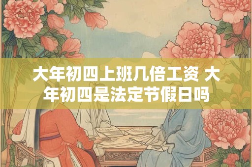 大年初四上班几倍工资 大年初四是法定节假日吗