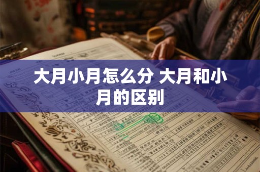 大月小月口诀 什么意思 有多少天