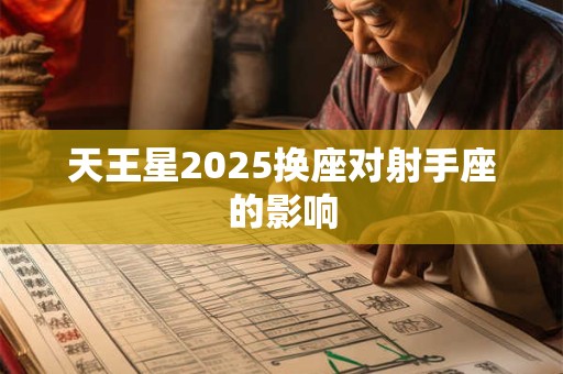 天王星2025换座对天蝎座的影响