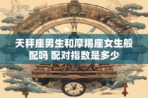 天秤座男生和射手座女生般配吗 配对指数是多少