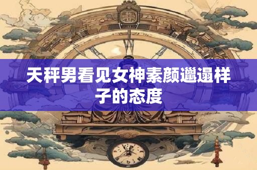 天秤男看见女神素颜邋遢样子的态度