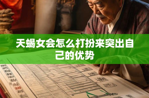 天蝎女会怎么打扮来突出自己的优势