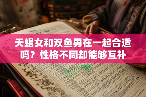 天蝎女和双鱼男在一起合适吗？性格不同却能够互补