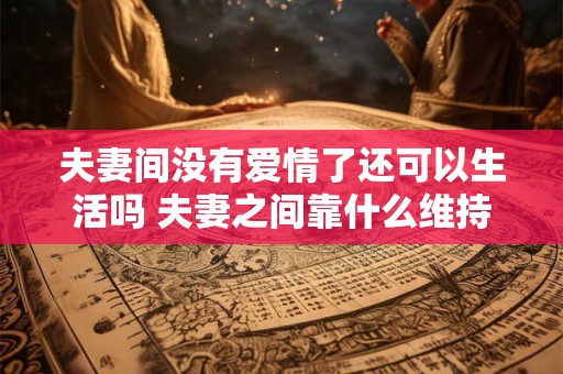 夫妻间没有爱情了还可以生活吗 夫妻之间靠什么维持感情