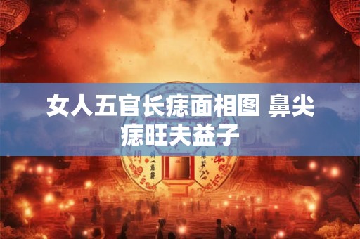 女人五官长痣面相图 鼻尖痣旺夫益子