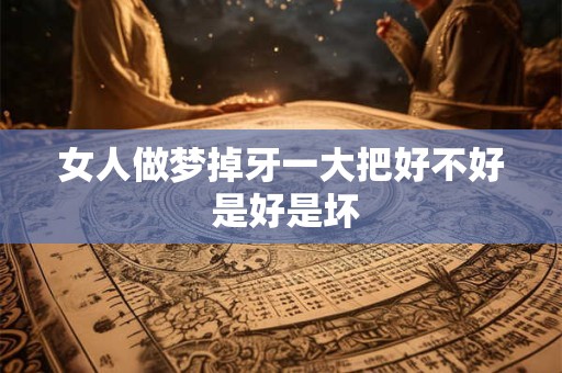 详细阅读:女人做梦掉牙一大把好不好 是好是坏 女人做梦掉牙一大把好不好 是好是坏