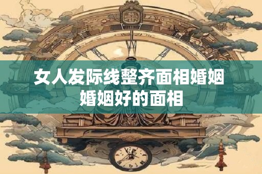 女人发际线整齐面相婚姻 婚姻好的面相