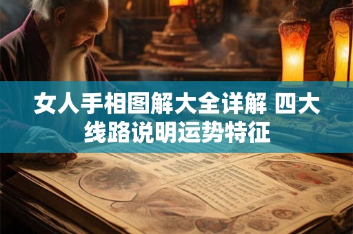 女人手相图解大全详解 四大线路说明运势特征
