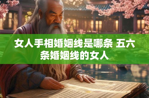 女人手相婚姻线是哪条 五六条婚姻线的女人
