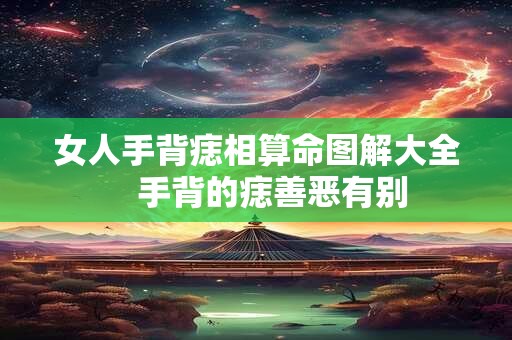 女人手背痣相算命图解大全　手背的痣善恶有别