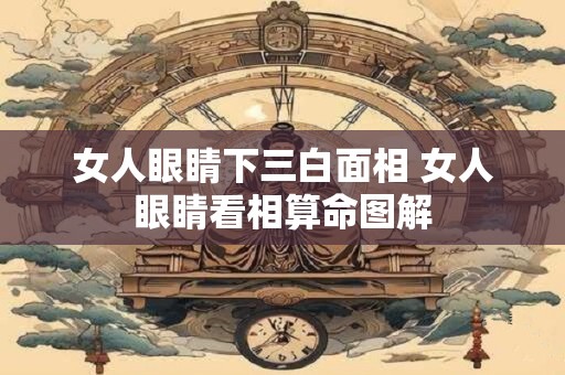 详细阅读:女人眼睛下三白面相 女人眼睛看相算命图解 女人眼睛下三白面相 女人眼睛看相算命图解