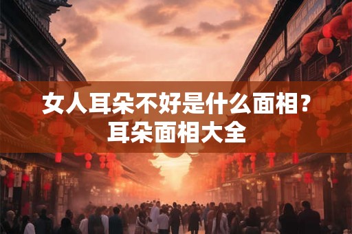 女人耳朵不好是什么面相？耳朵面相大全