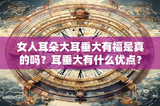 女人耳朵大耳垂大有福是真的吗 自带福气的女人面相