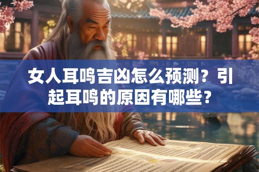 女人耳鸣吉凶怎么预测？引起耳鸣的原因有哪些？