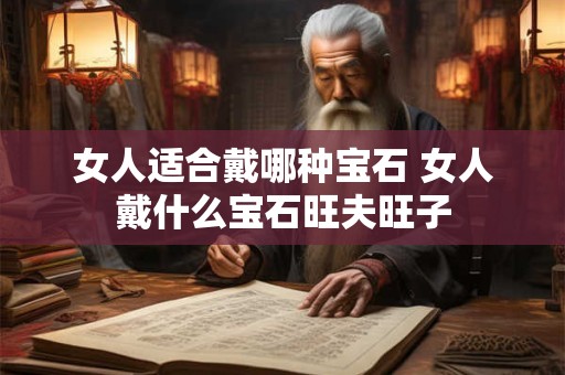 女人适合戴哪种宝石 女人戴什么宝石旺夫旺子