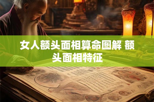 女人额头面相算命图解 额头面相特征