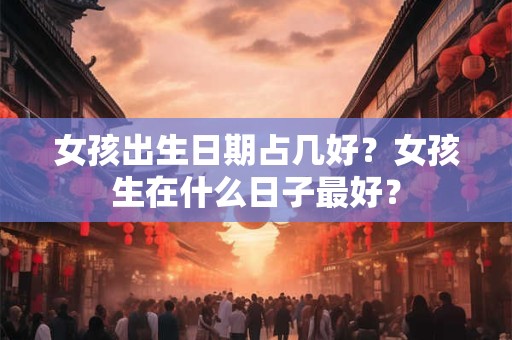 女孩出生日期占几好？女孩生在什么日子最好？