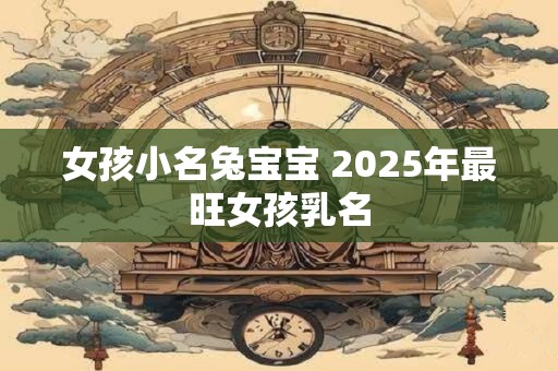 详细阅读:女孩小名兔宝宝 2025年最旺女孩乳名 女孩小名兔宝宝 2025年最旺女孩乳名