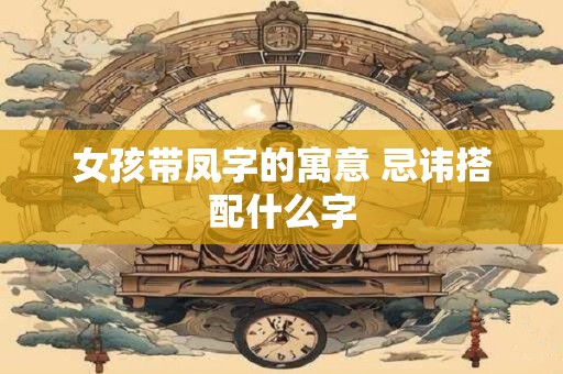 女孩带凤字的寓意 忌讳搭配什么字
