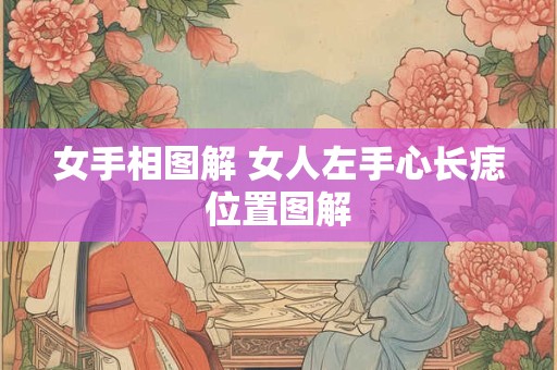 女手相图解 女人左手心长痣位置图解