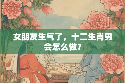 女朋友生气了，十二生肖男会怎么做？