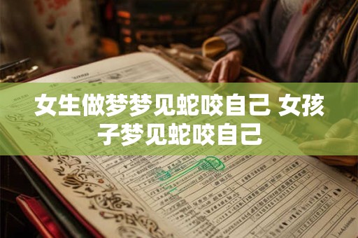 女生做梦梦见蛇咬自己 女孩子梦见蛇咬自己