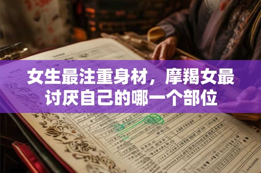 女生最注重身材，摩羯女最讨厌自己的哪一个部位