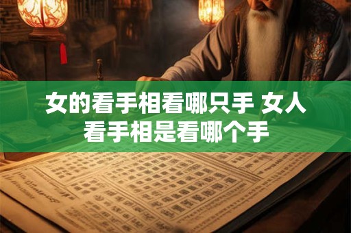 女的看手相看哪只手 女人看手相是看哪个手