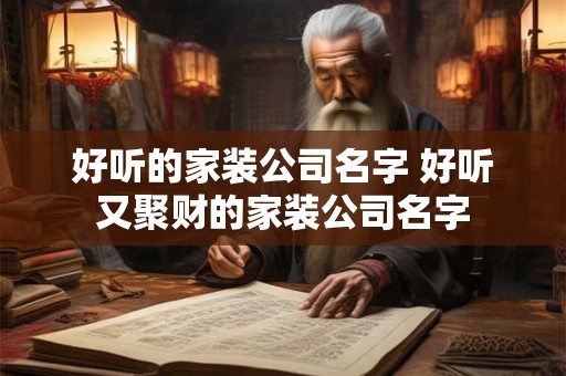 好听的家政公司起名大全 家政公司怎么起名字