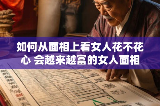 如何从面相上看女人花不花心 会越来越富的女人面相