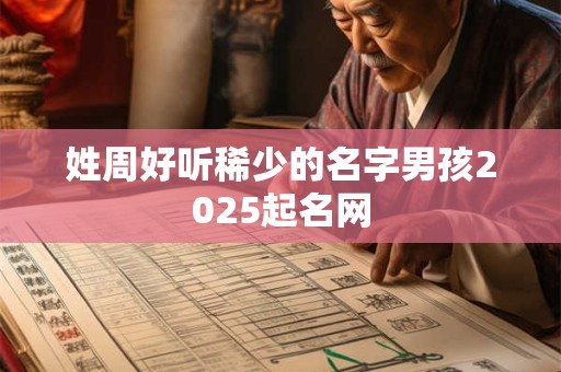 详细阅读:姓周好听稀少的名字男孩2025起名网 姓周好听稀少的名字男孩2025起名网