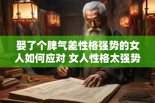 娶了个脾气差性格强势的女人如何应对 女人性格太强势的婚姻